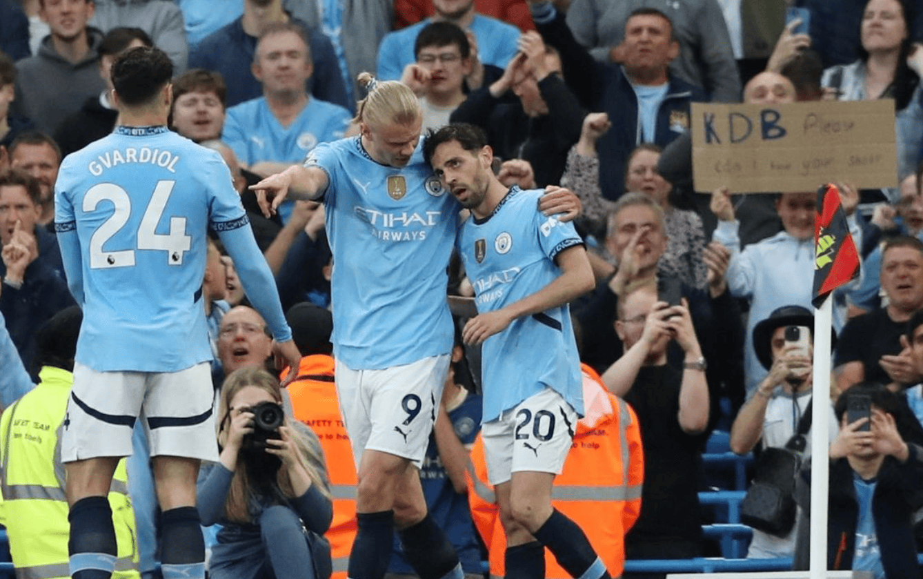 曼城再获胜利，瓜帅球队稳坐英超宝座